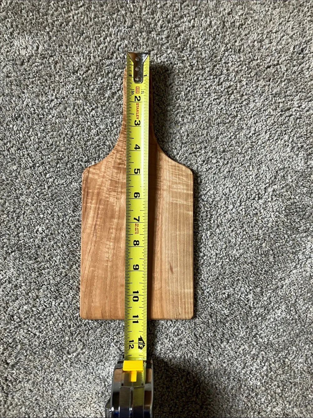 Solid Wood Serving Paddle - Warm Brown